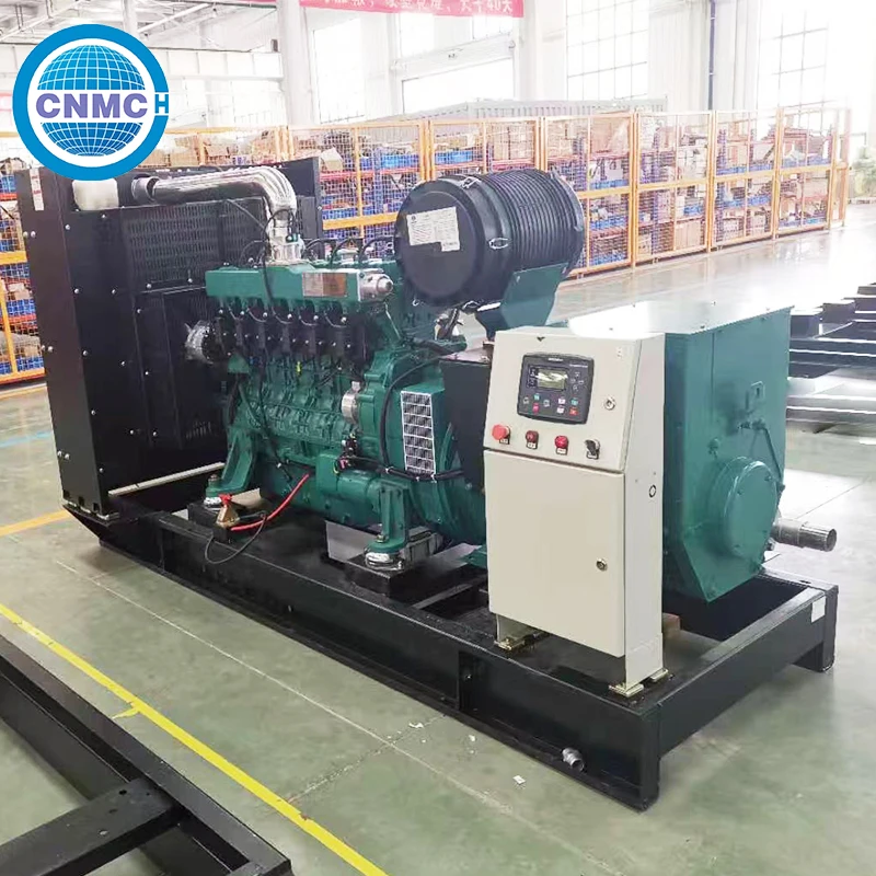 CNMC Gas Generator 50KW 100KW 200KW 300KW Customizable Yuchai Cummins Open Frame EPA CE Certified Industrial Production Genset