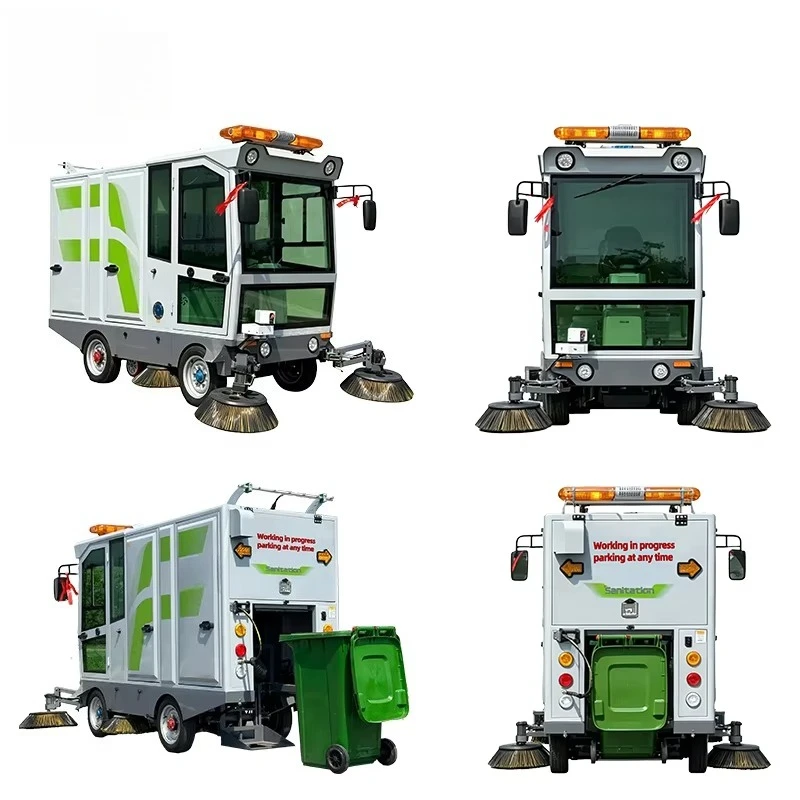 Ride-on Electric Self-Propelled Commercial Floor Scrubber Industrial Cold Water Cleaning Machine 2450mm Sweeping Width Water