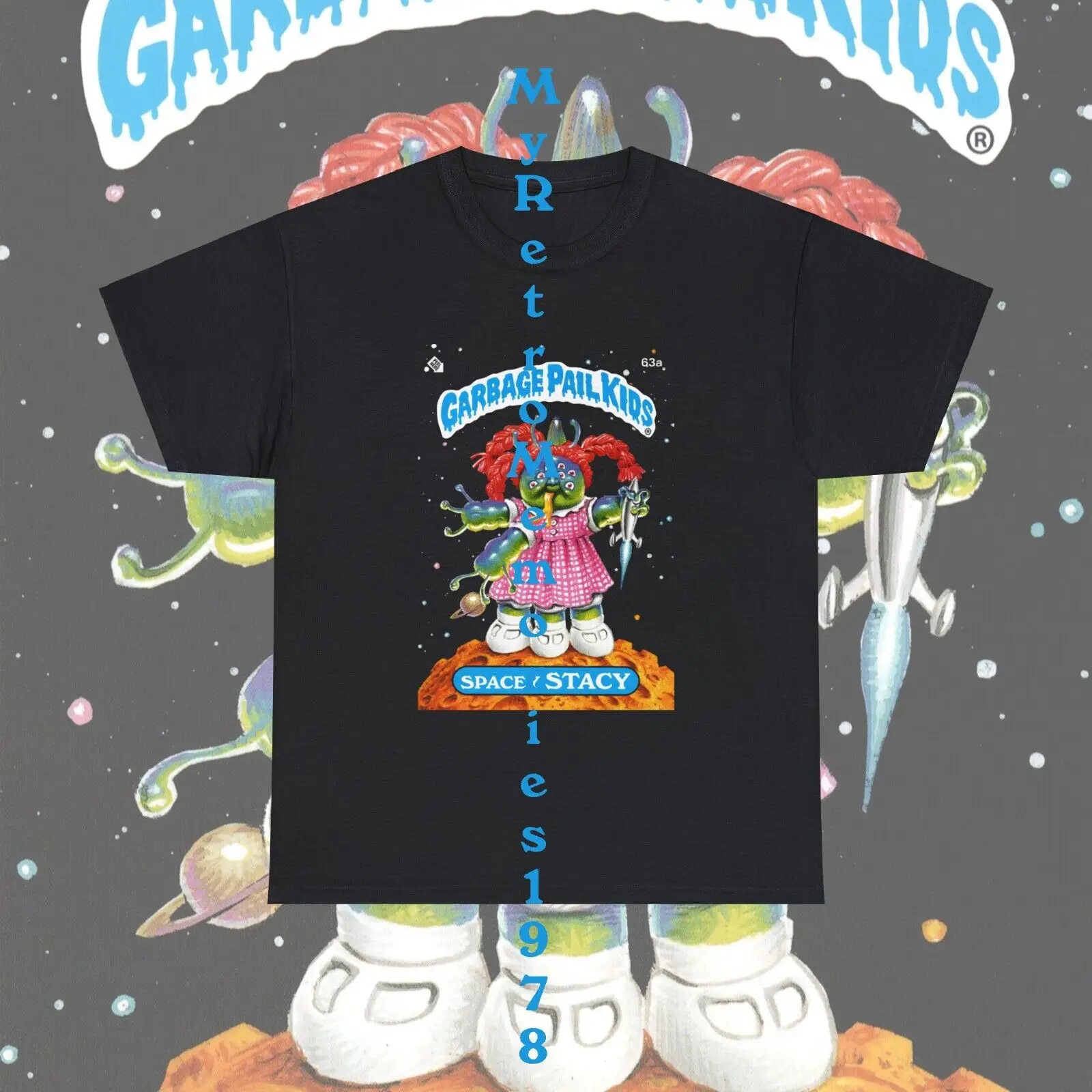 NEW Garbage Pail Kids GPK Spacey Stacy, Janet Planet or Customized T-Shirt S-3XL