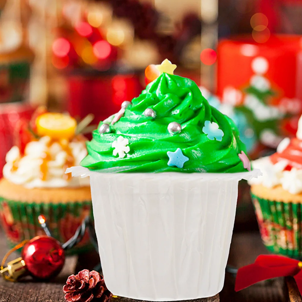 

50 Pcs Cupcake Liners Cake Cups Paper Holder Large Baking Supplies Muffin Wrappers Simple Practical Kitchen Bar Tools