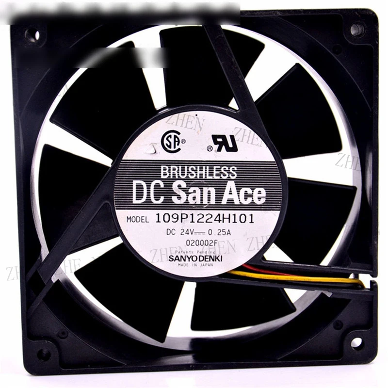 

S New 109P1224H101 12038 24V 0.25A DC Fan For Sanyo
