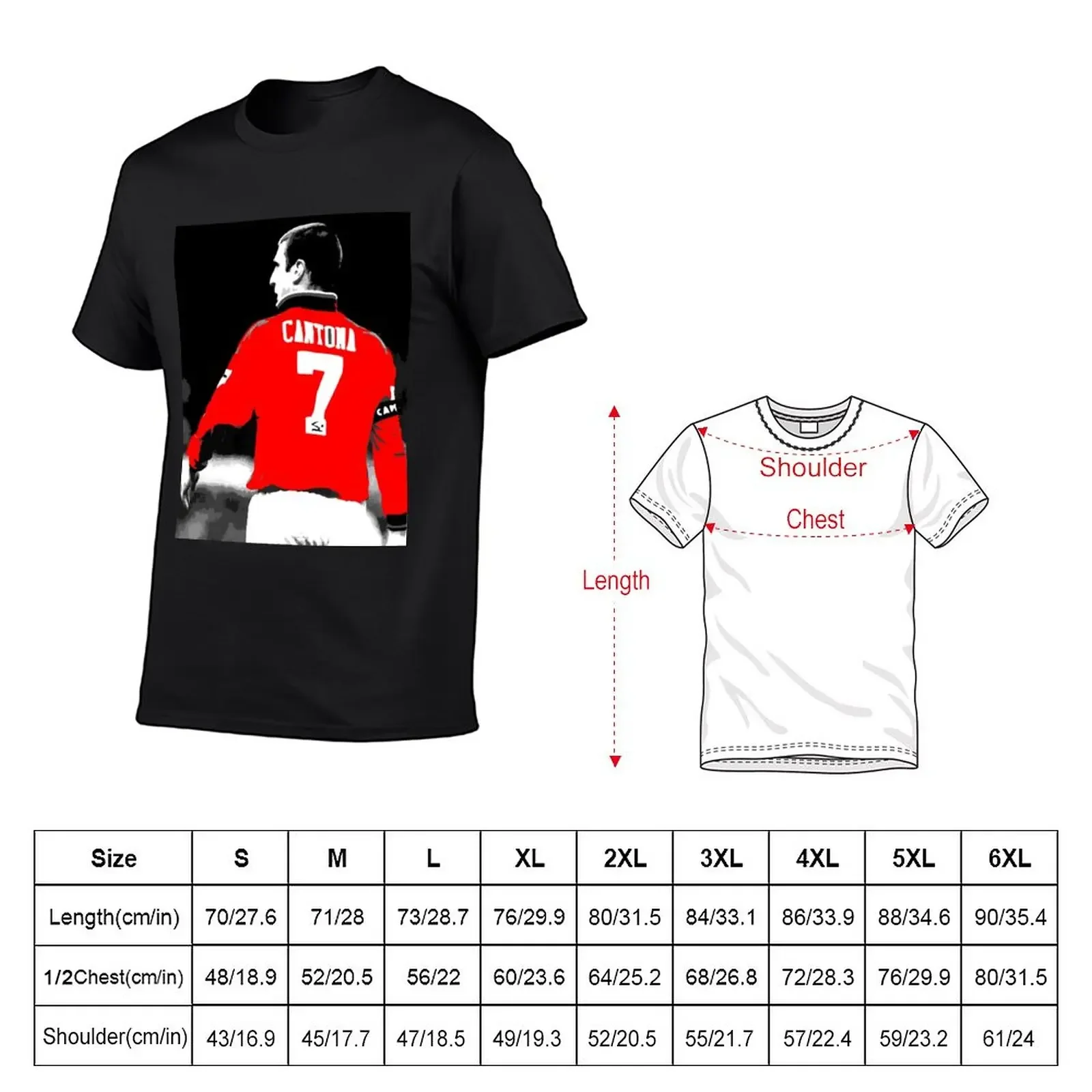 eric cantona 9909 T-Shirt customs summer top tees t shirts for men graphic