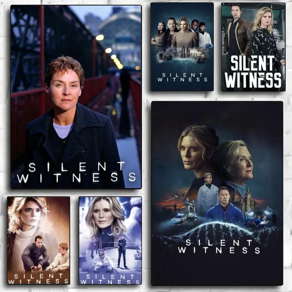 Affiche minimaliste de la série télévisée S-Silent Witness-S, autocollant mural pour café, bureau, bar, décoration intérieure et cadeau.