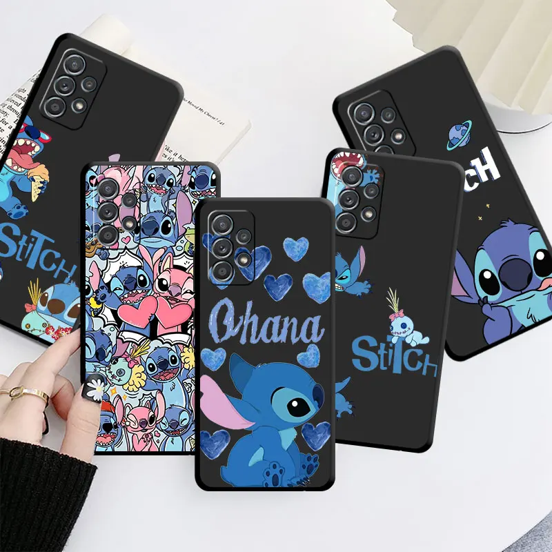 Angie Stitch Case For Samsung Galaxy A54 A52 A14 A53 A13 A12 A23 A51 A32 A71 A33 A34 A13 5G A34 A21s Phone Cover