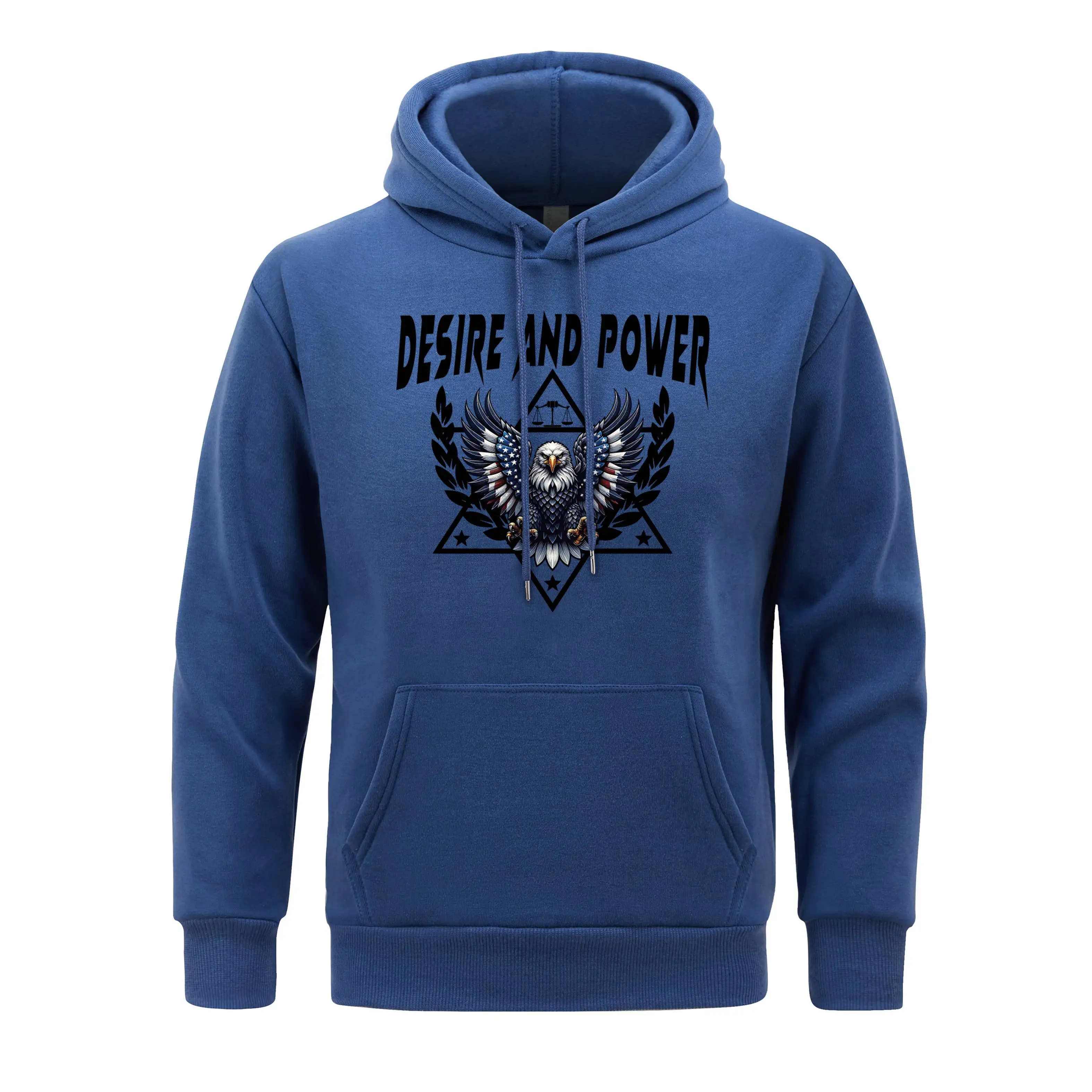 American Eagle Hoodie Man Desire And Power Hoody Original Design Men Hoodies S-XXL fur-liner Spring Autumn Clothing