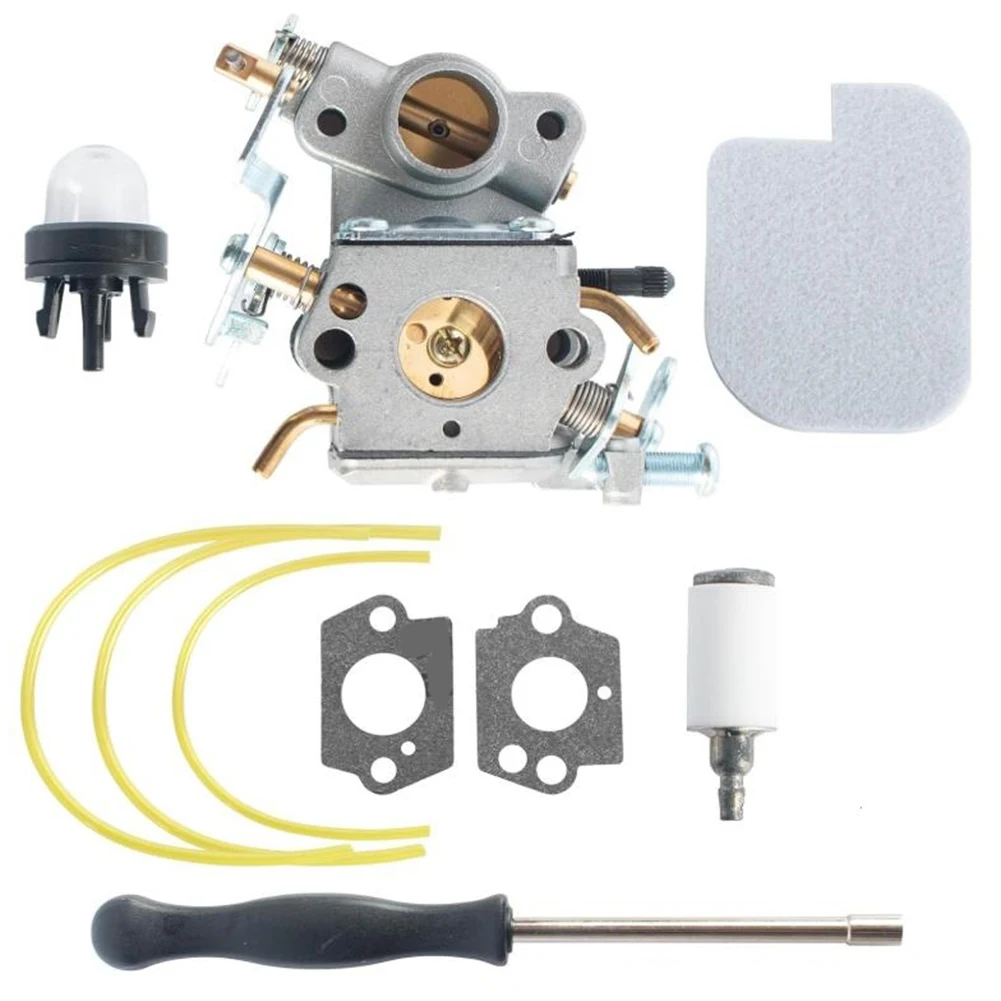 

Chain Saw Carburetor Carburetor Replacement Kit DIY Repair Outdoor Power Tools Reliable Performance Straightforward Assembly