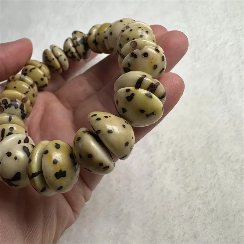 Thousand-Eye Bodhi Ingot-Shaped Beaded Bracelet, Single Strand, Suitable Both Men And Women