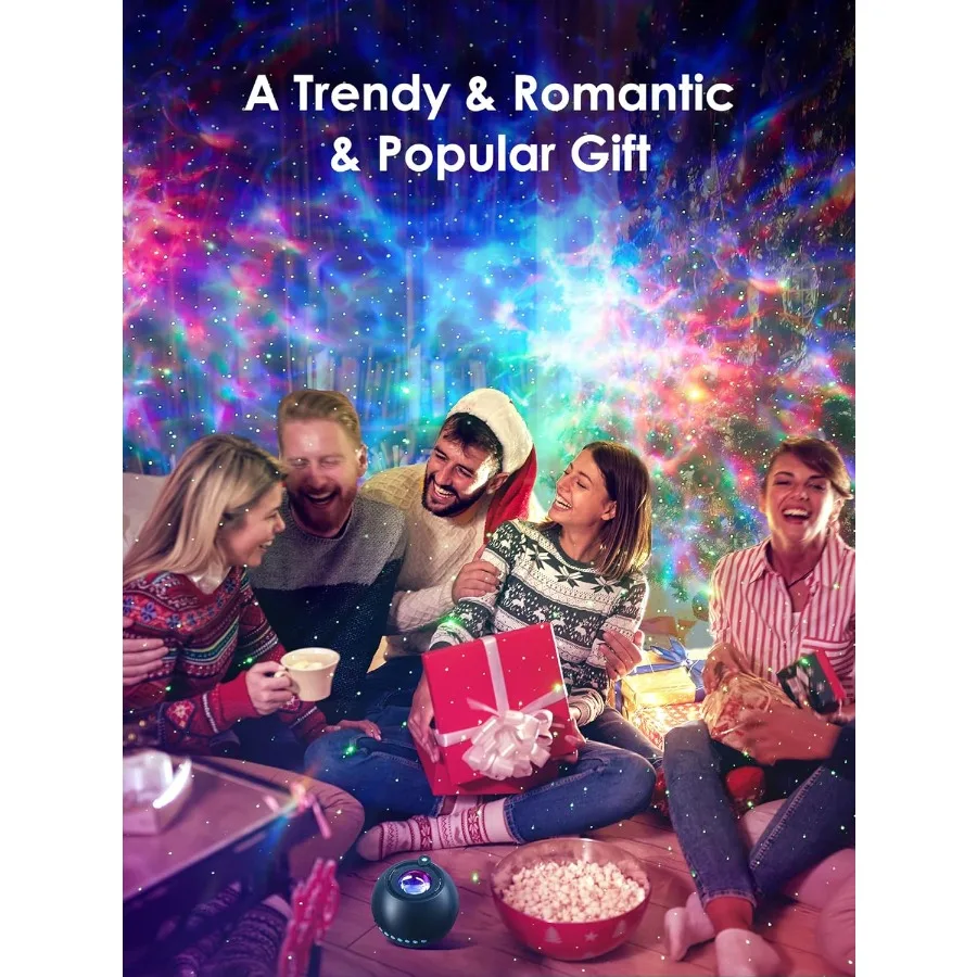 هدايا إضاءة المزاج للمراهقين 15 لونًا أفضل أفكار هدايا عيد الميلاد للأطفال المراهقين سمّاعات بلوتوث مع أضواء و15 ضوضاء بيضاء S