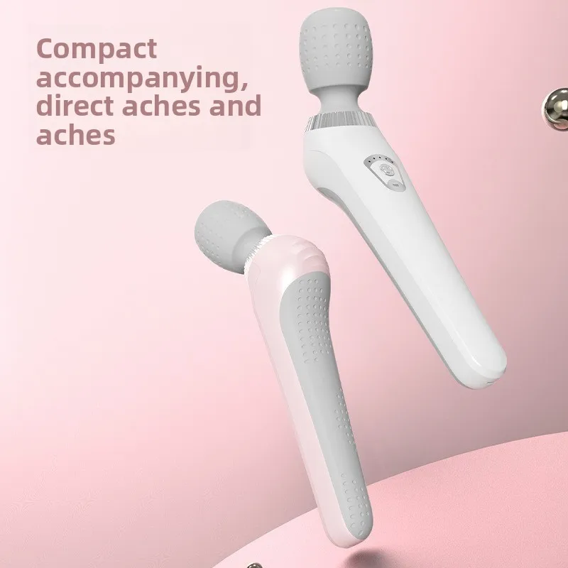 

Пистолет для глубокого массажа тканей, перезаряжаемый через USB, портативный массаж мышц всего тела, 5-скоростной регулируемый пистолет для фасции, розовый и черный