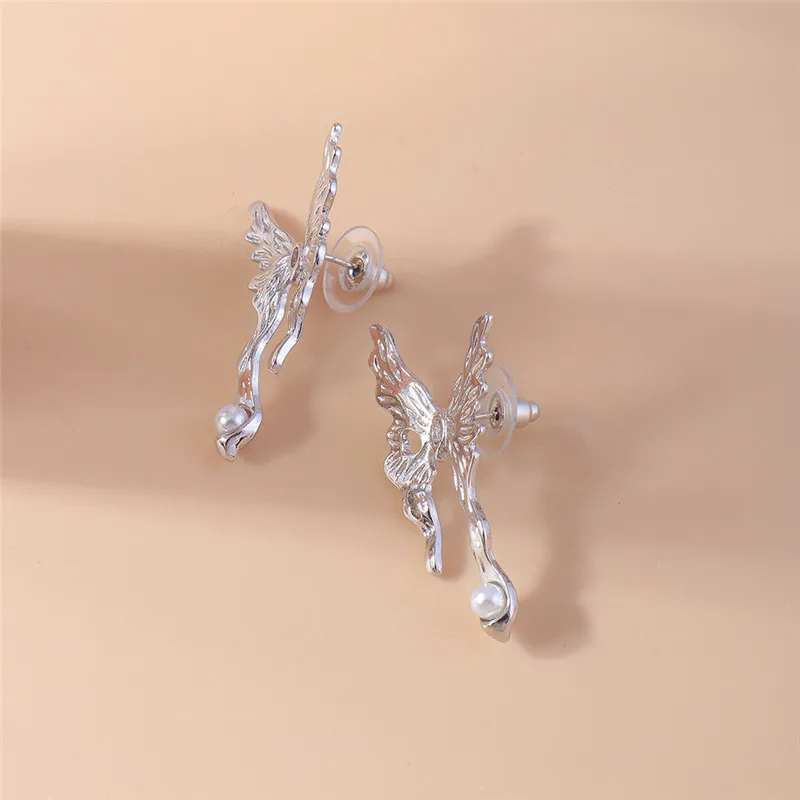 Aihua 1pc Weibliche Y2K Fee Schmetterling Quaste Clip Ohrringe für Frauen Mädchen Elf Engel Ohr Manschette Ohrring Mode schmuck Geschenke – Detail 13