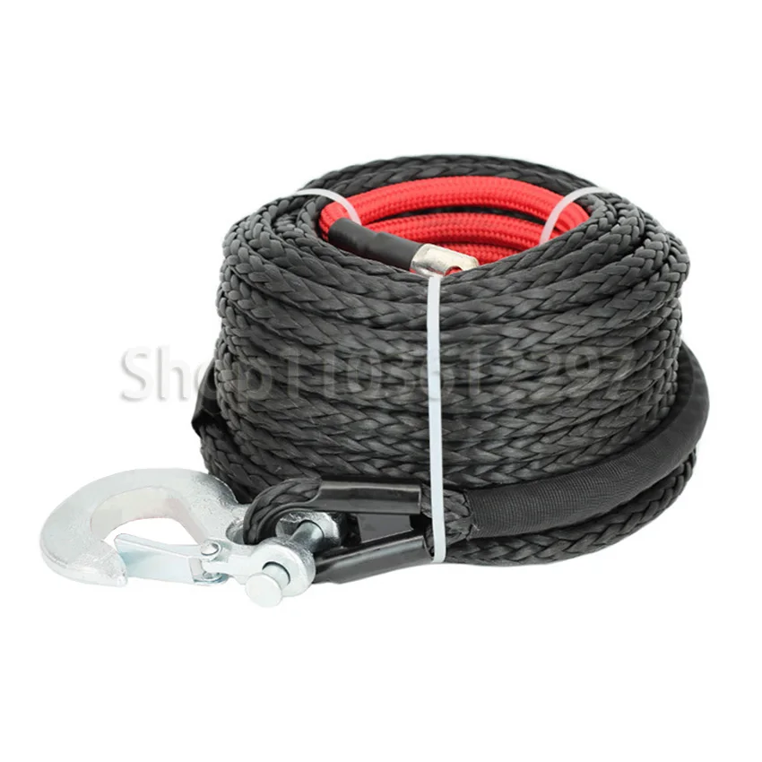 

Tow Rope Synthetic Winch Car Road Trailer Strap Length 25m Diameter 13mm Trailer Rope For ATV SUV Vehicle