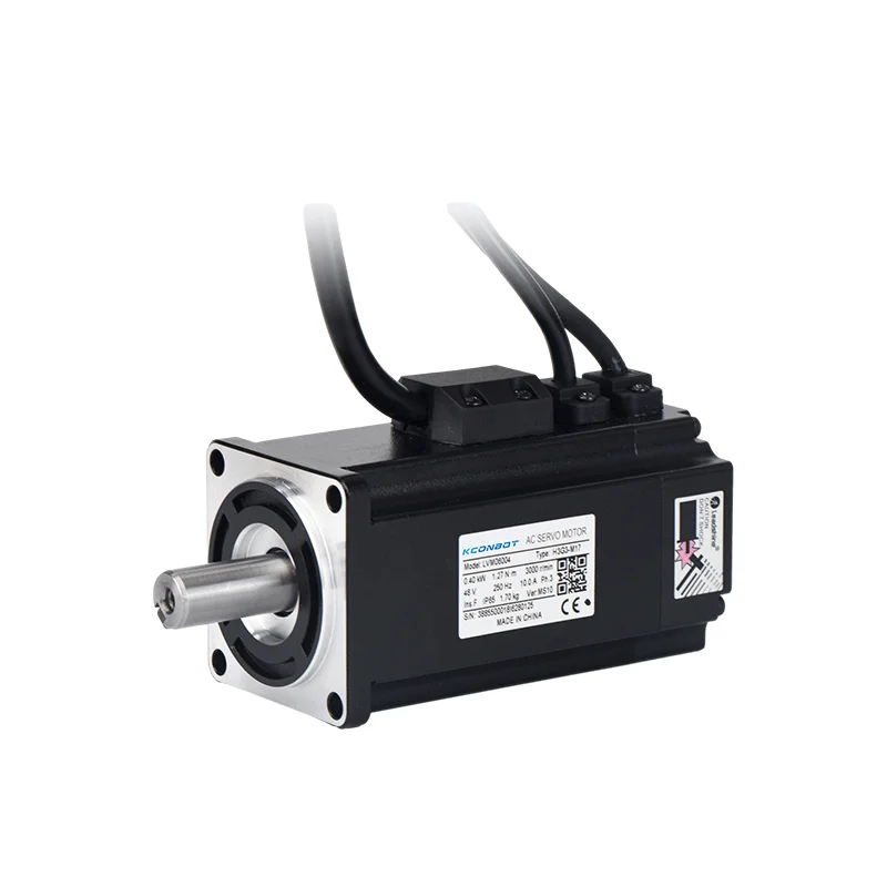 48V 400W Factory's 3000Rpm Servo Motor Drive 0.63nm Motor and Driver Integrated DC Servo Motor for AGV Car