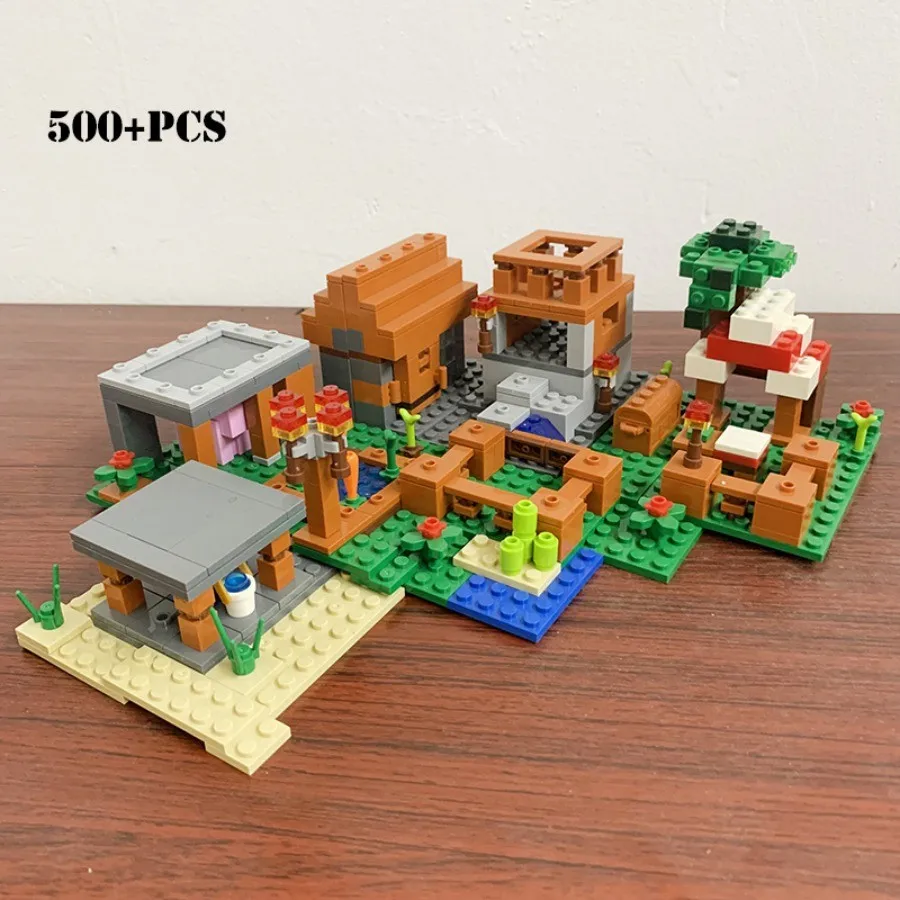 500+ stuks The Village Farm bouwstenen model - educatief speelgoed voor kinderen cadeau