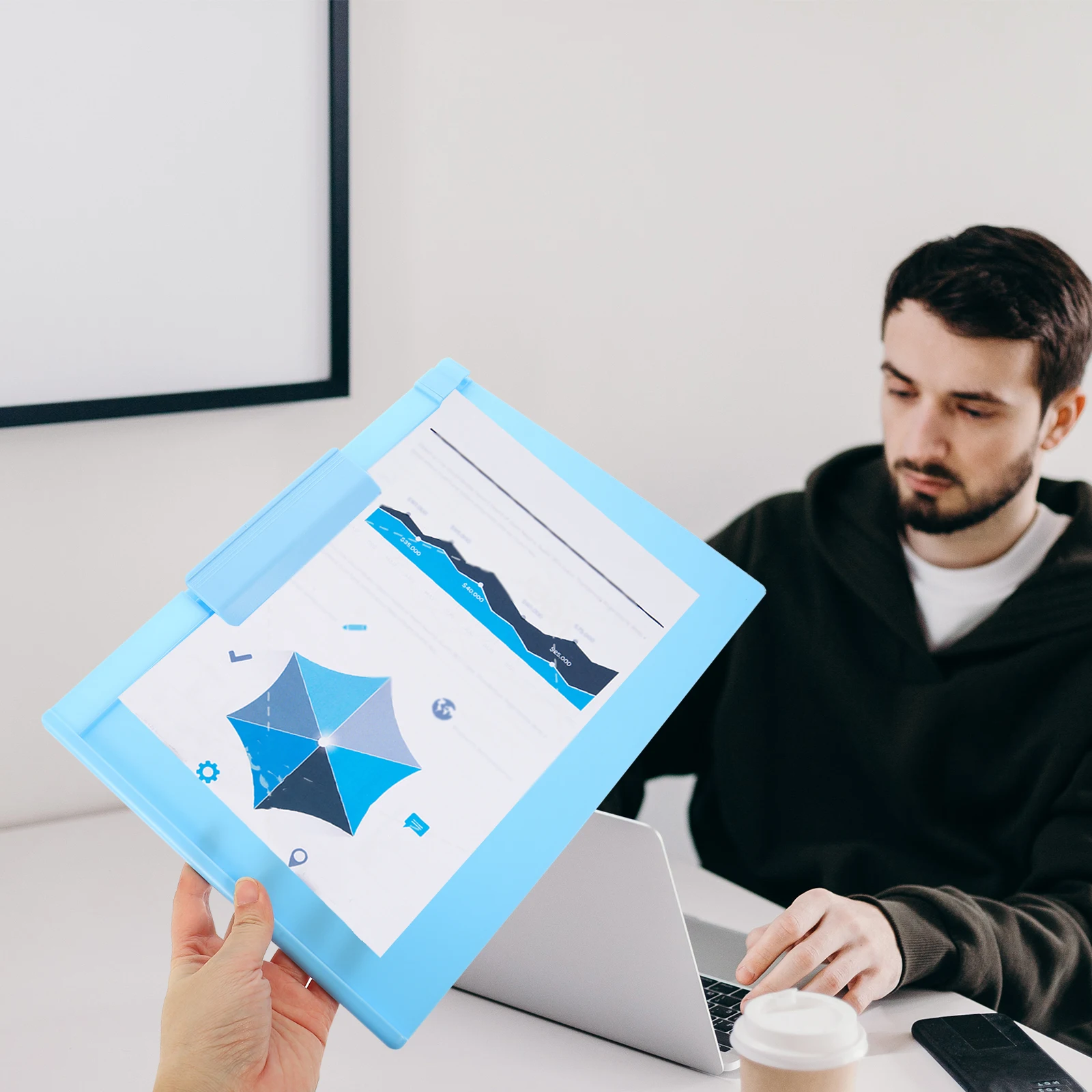 

Доска для письма формата А4, толстый буфер обмена для офиса, дома, класса, полипропилен, материал, многофункциональный держатель для документов, эскиз