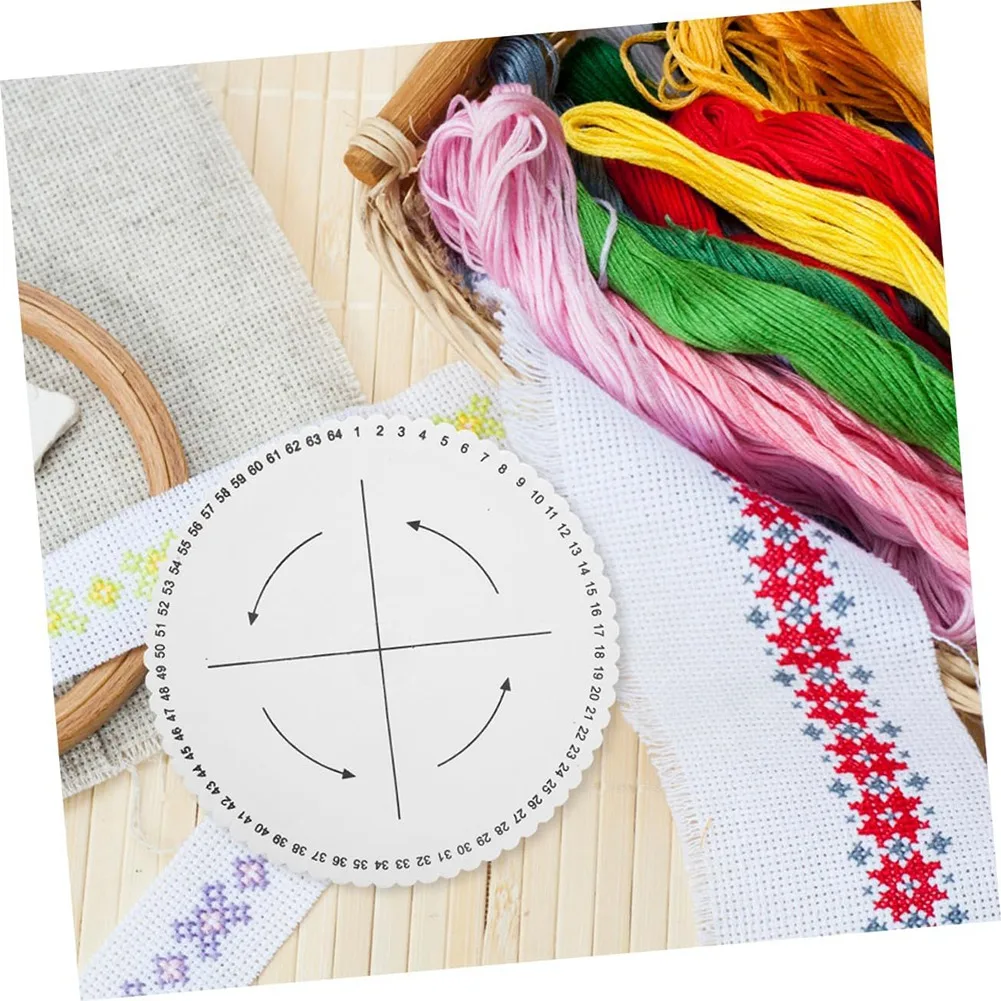 【BAAQ】 64 Slot Braiding Disk 5pcs Thick Round Weaving Board for String Bracelet Making and Jewelry Craft Supplies