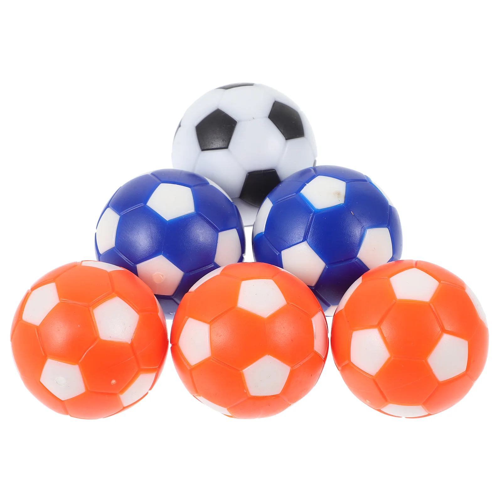 9 Uds. Accesorios Mini máquina de fútbol de mesa para niños, modelo de Color de 28mm, caderas de fútbol para niños (resina respetuosa con el medio ambiente)