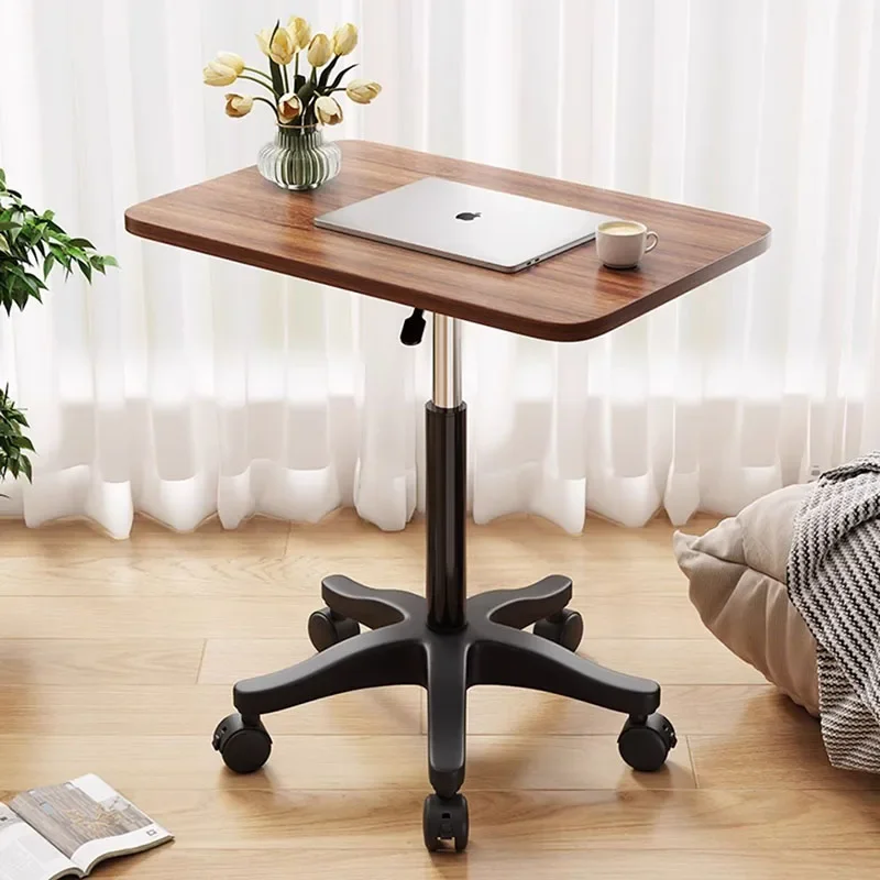 Computer Office Desks Mobile Table Laptop Standing Upright Lifting Wheels Lazy Person Bedside Table Bureau Gaming