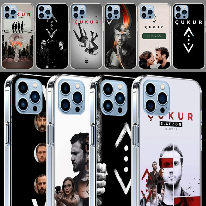 Turkish TV Series Cukur Clear For Apple iPhone 16 15 Pro Max Cover 14 Plus 13 12 Mini 11 Pro XR XS Max Phone Case Silicone TPU C