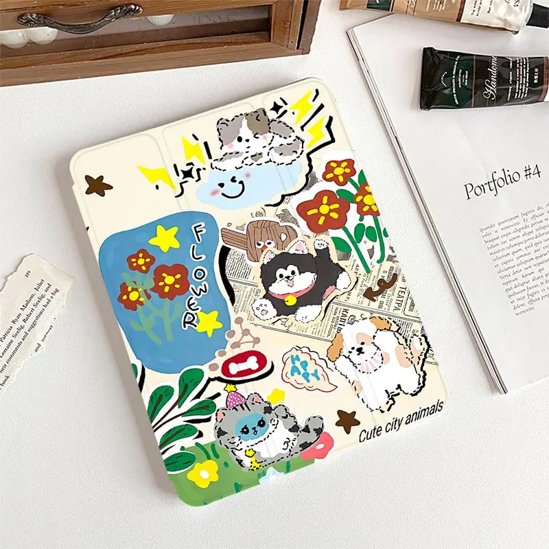 Smart Case with Pen Holder For Redmi Pad SE 11 inch Xiaomi Pad 5/5Pro 6/6Pro 11 inch Xiaomi Pad 7/7Pro 8/8Pro 11.2 inch