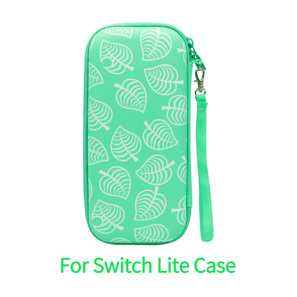 

﻿ Cute Portable Pouch Compatible for Switch OLED, Switch Lite & Original Model, Hard Shell Protective Cover with Strap