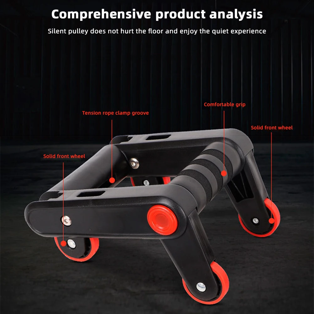 

Домашние многофункциональные пуш-ап, интегрированное усиление брюшного пресса, тренировка при неправильном мышцах брюшного пресса, Нескользящие абдоминальные колеса