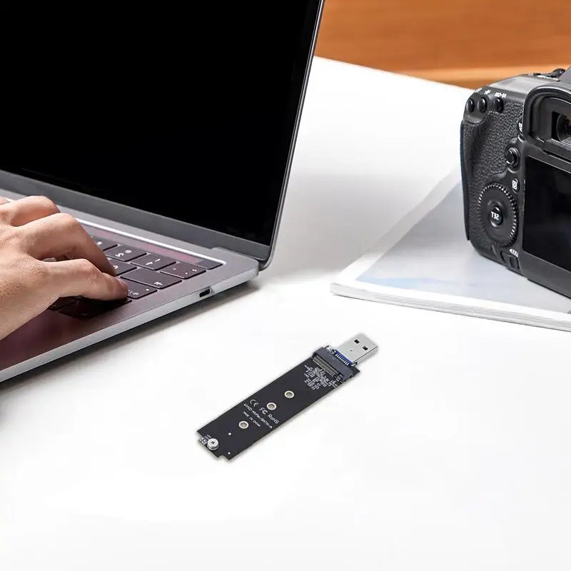 Pcie Expansion Board M.2 NVMe Enclosure USB 3.2 Card 10Gbps Hard Drive Extender Board Type A Direct Plug-in For Laptop Flash