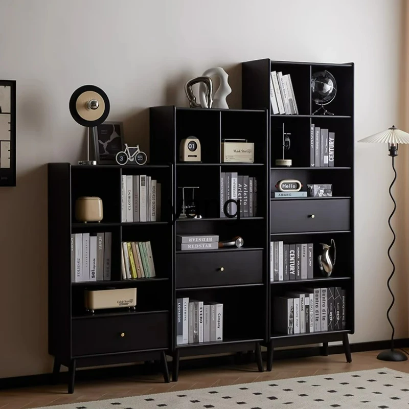 

LTT solid wood shelves household living room floor-to-wall combination bookcase simple and modern