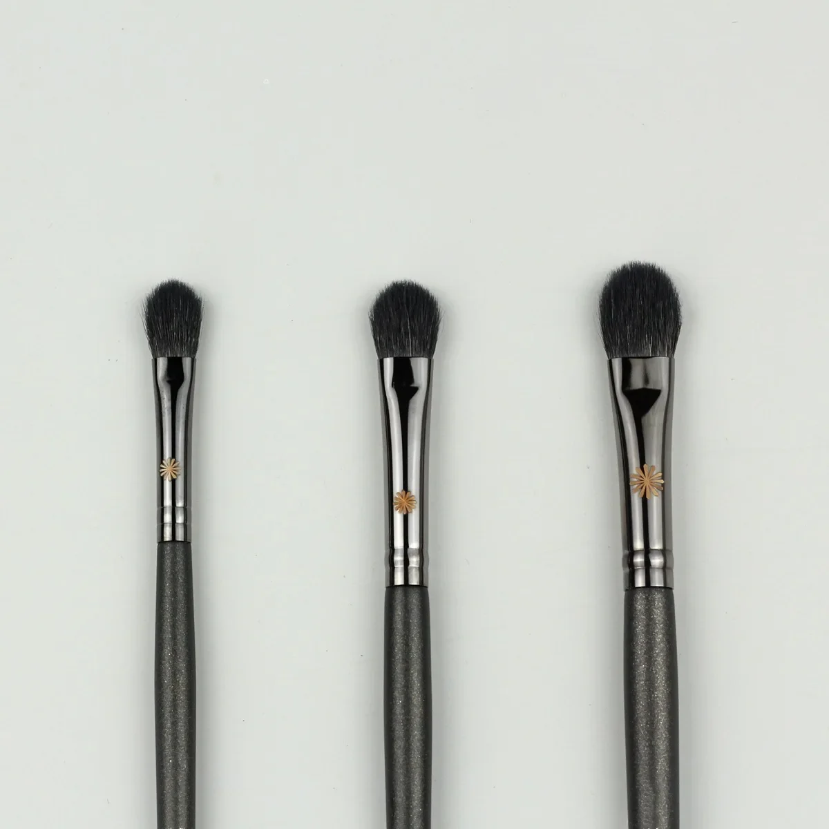 1 مجموعة شعر الماعز الأساسية عينيه ماكياج فرش صغيرة مزج العين الظل قاعدة كبير الأنف يشكلون فرشاة شعر الحيوان 205a 206a 207a