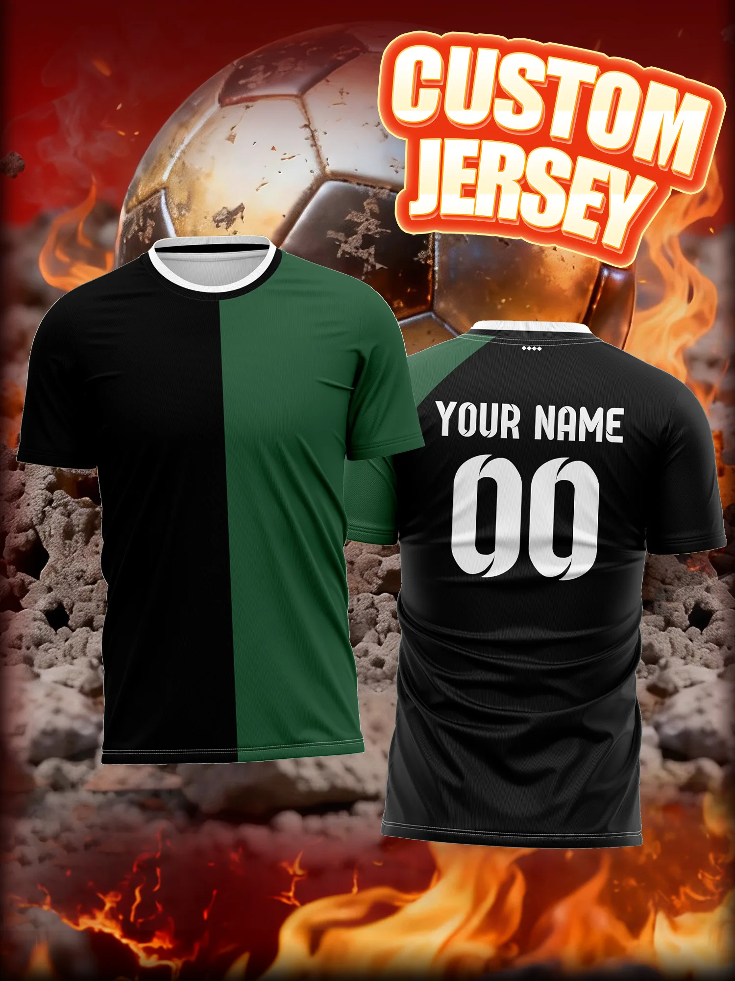 

Футбольная форма с индивидуальным изображением, номером и именем, спортивная модная одежда, современная стильная футбольная спортивная одежда