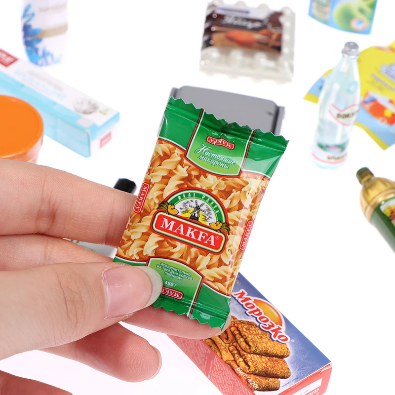 Miniature drink food canned food play blind bag play supermarket toy