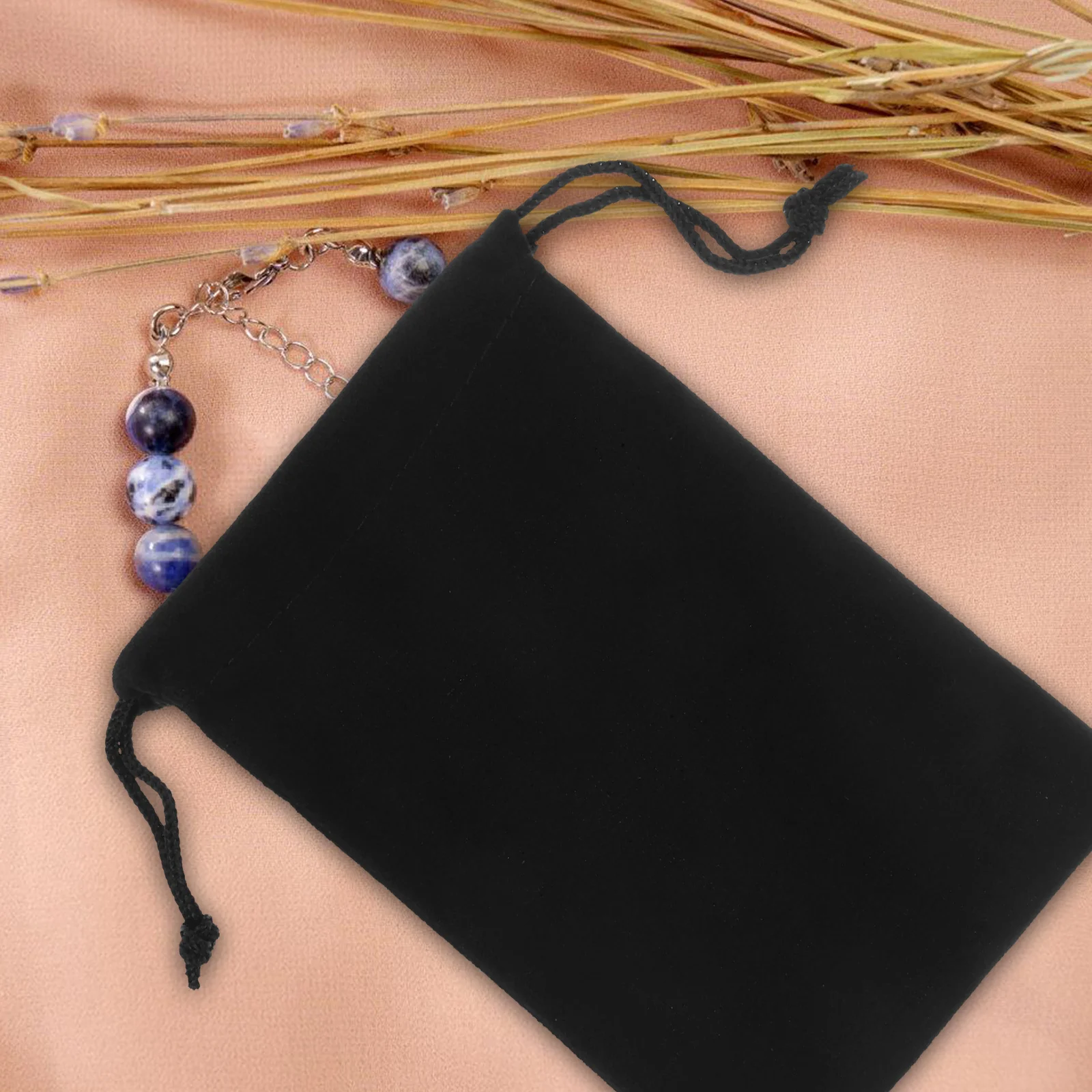

25Pcs Jewelry Storage Bags Drawstring Pouches Versatile Organizer for Rings Earrings Necklaces Wedding Gift Packaging