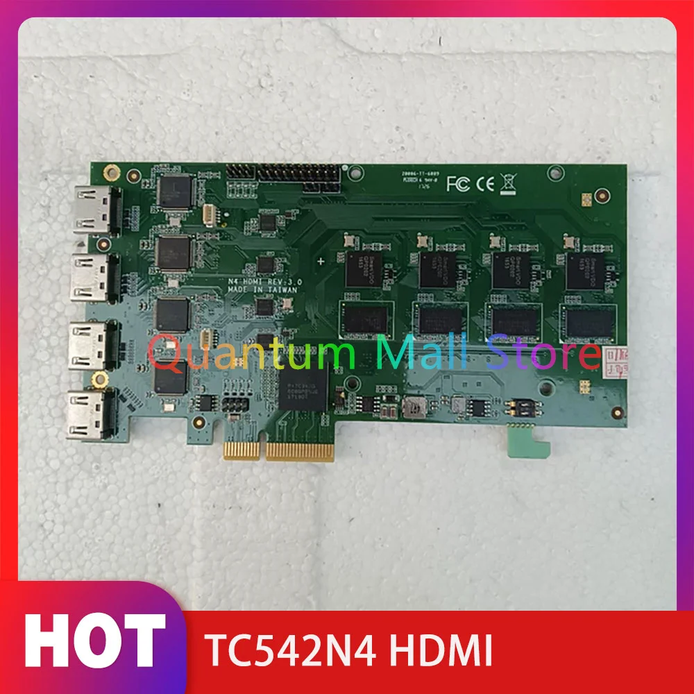 Capture card with 4-channel HDMI input PCI-E interface TC542N4 HDMI