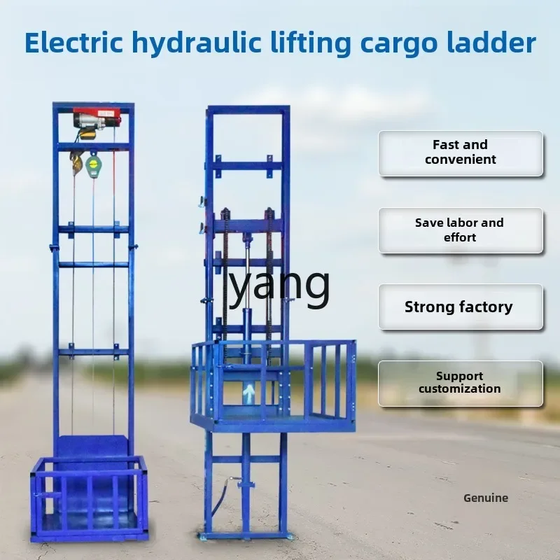 XYY workshop hydraulic lift freight elevator lifting platform small warehouse household elevator