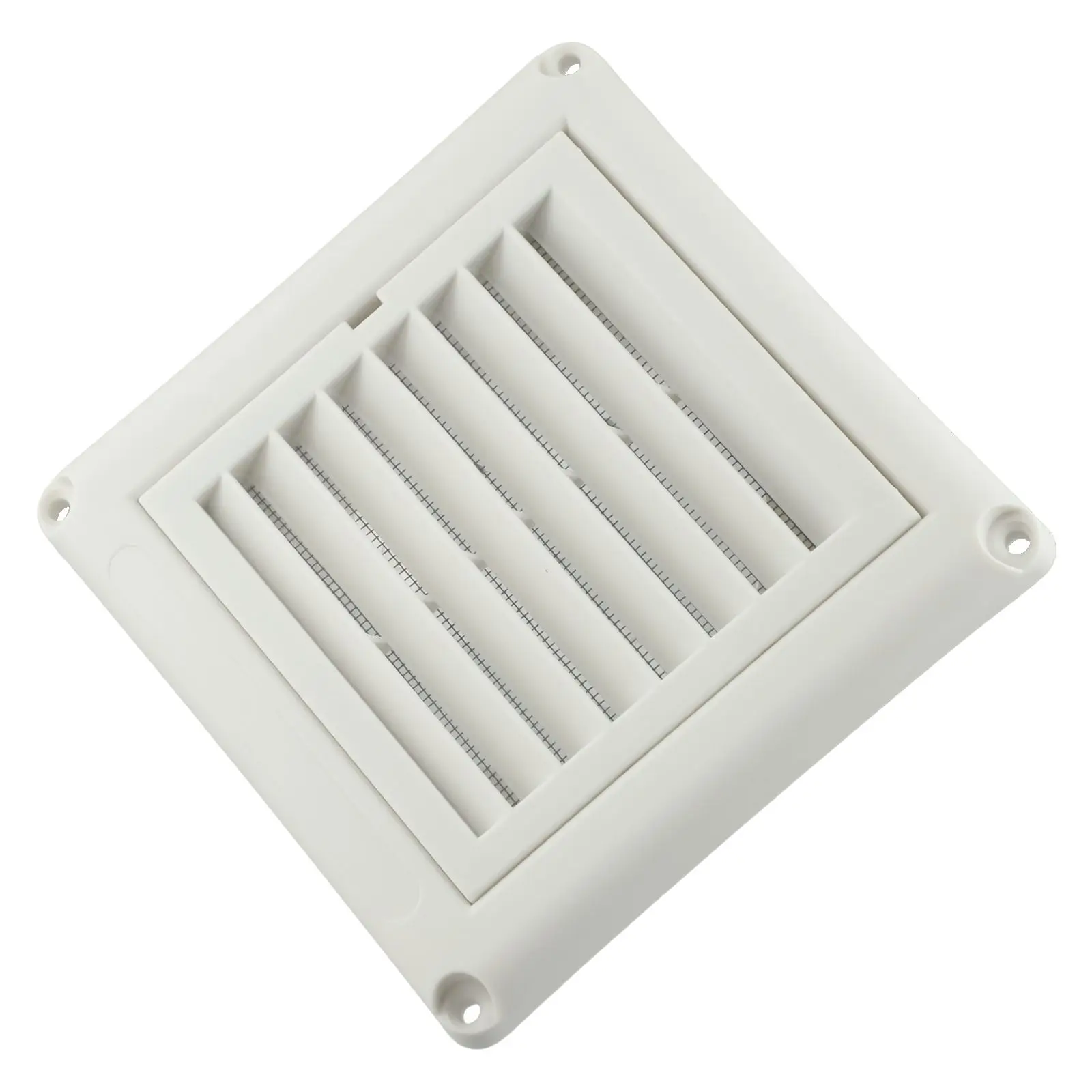 1pc 4 Inch Dryer Vent Cover Efficient Air Ventilation Exterior Wall Exhaust Vent Air Grille For HVAC System Hardware