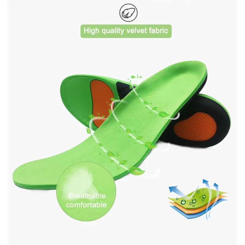 Orthopedic Insoles Arch Support Flat Foot Correction Shoe Inserts Pain Relief Plantar Fasciitis Orthotics Sports Comfort Cushion