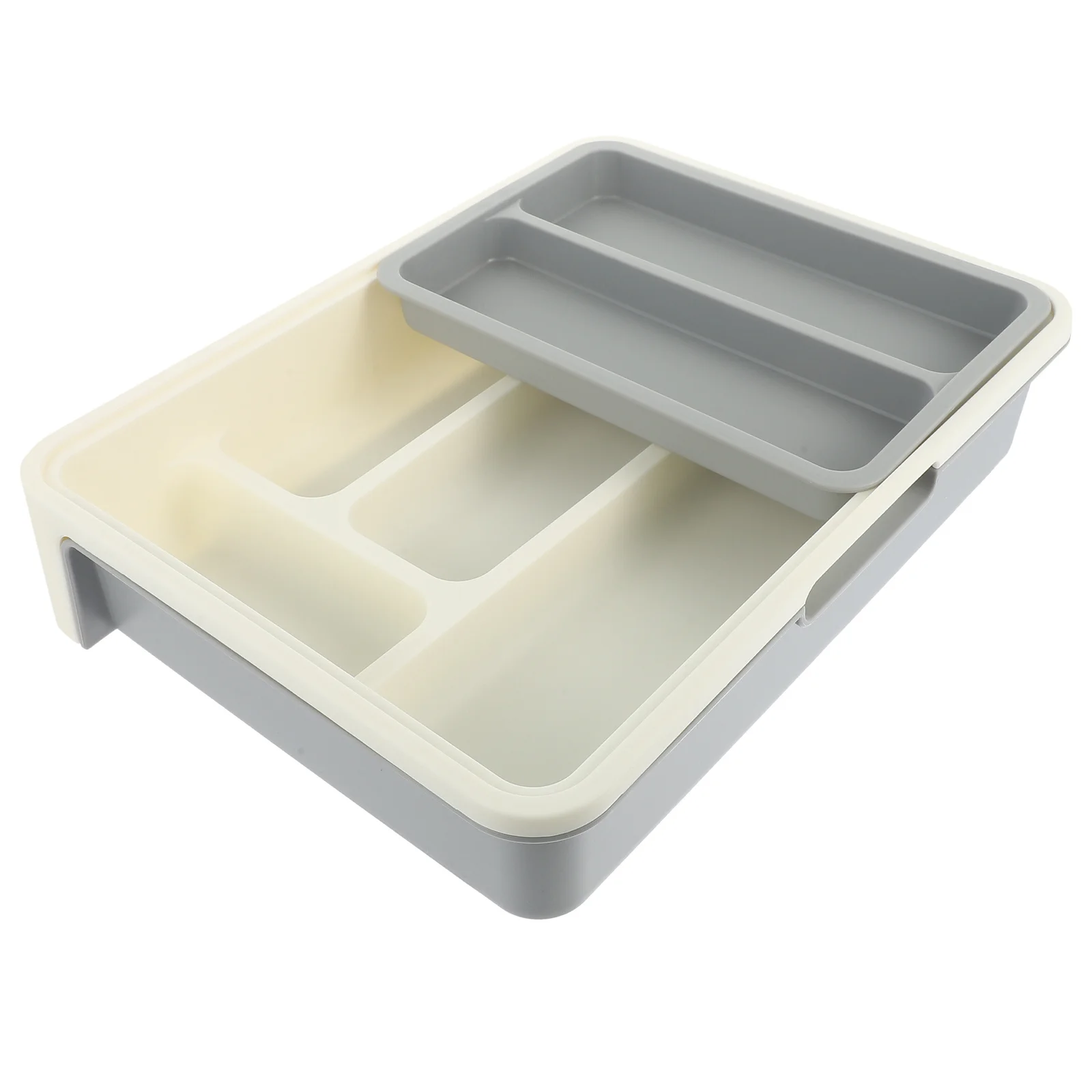 1 مجموعة متعددة الشبكة أدوات المائدة المنظم صندوق سميكة Pp الفضيات تخزين ل درج المطبخ كونترتوب أواني حامل تكويم #2