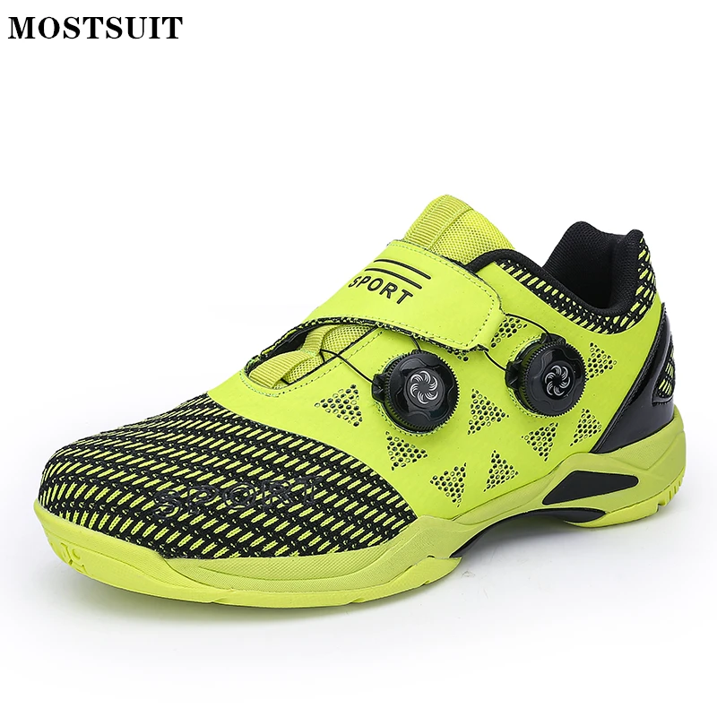 Chaussures de Badminton professionnelles pour hommes et femmes, baskets de Tennis de Table d\'intérieur et d\'extérieur, d\'entraînement de volley-ball