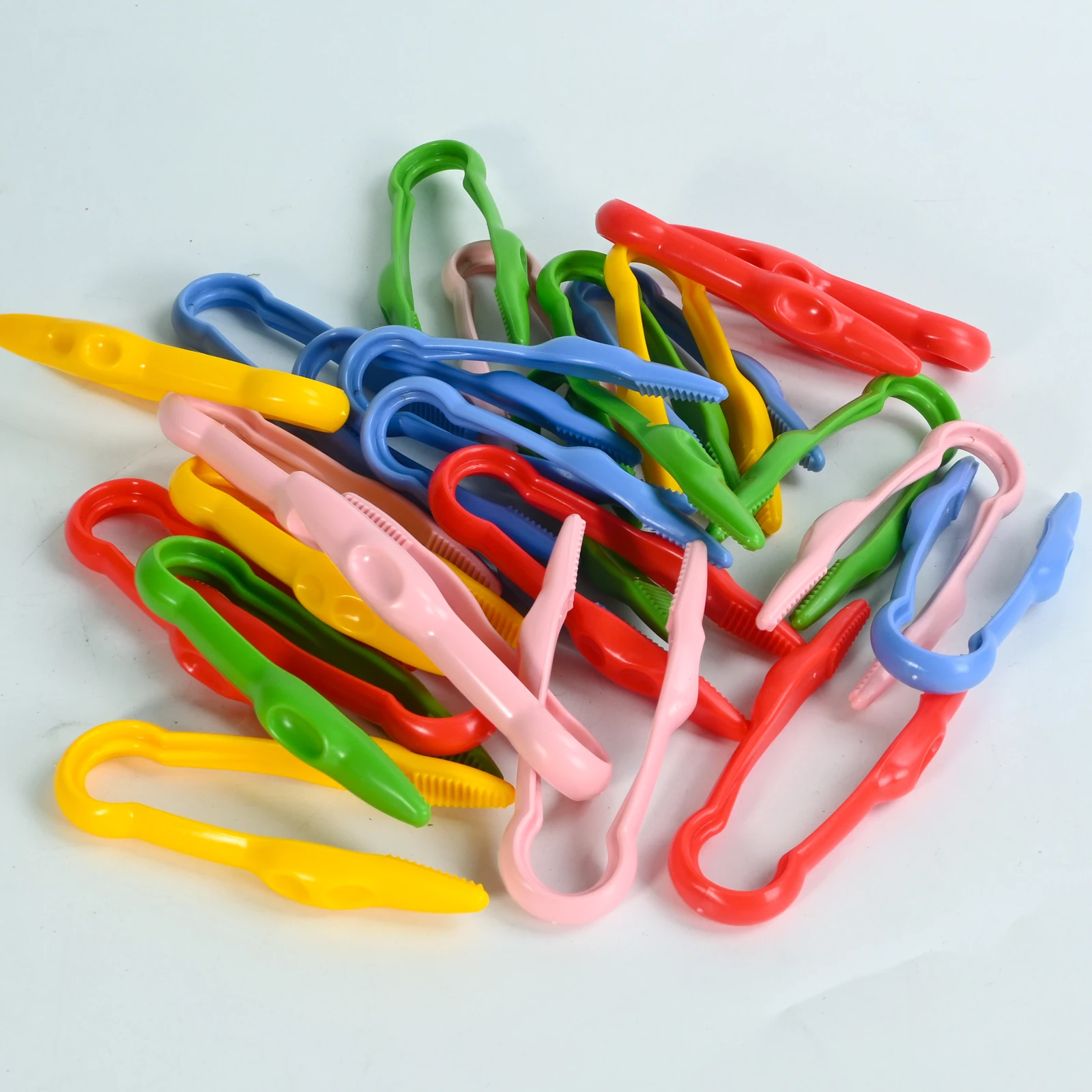 5 pçs crianças pinças de plástico classificação contagem pré-escolar ciência homeschool criança habilidade motora fina biologia crianças educacional