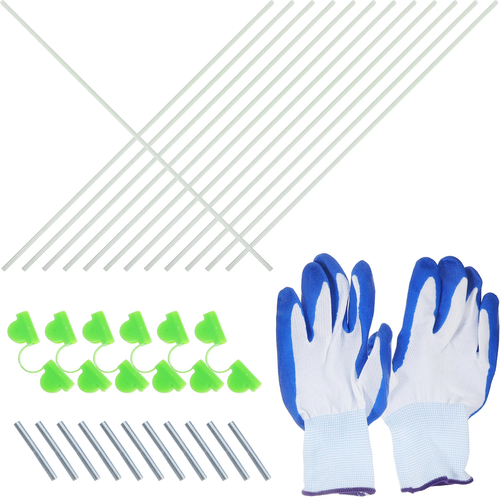 1 مجموعة دعم النبات حصص الدفيئة سقيفة منحني دعم الرف لحماية الصقيع صف الأطواق نفق البستنة