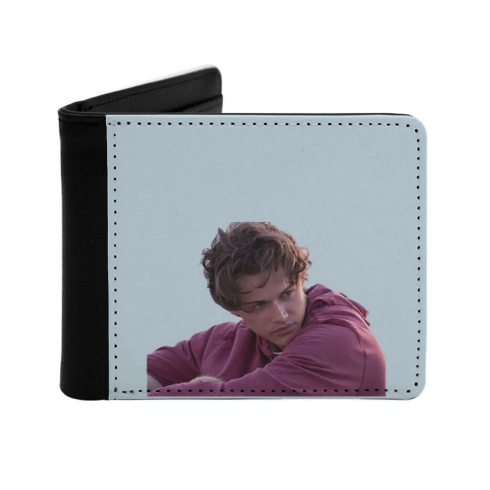 كونراد فيشر الصيف تحولت محفظة جلدية جميلة للرجال بطاقة الائتمان/حاملي الهوية إدراج حقيبة المال الذكور المحافظ القصيرة #1