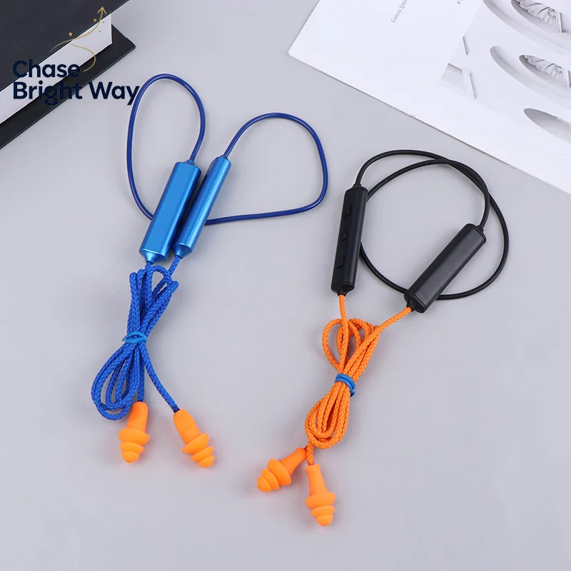 Work Bluetooth Ear Plugs Headset with Hearing Protection 35dB Noise Cancelling for Lawn Mowing and Workshop Tasks