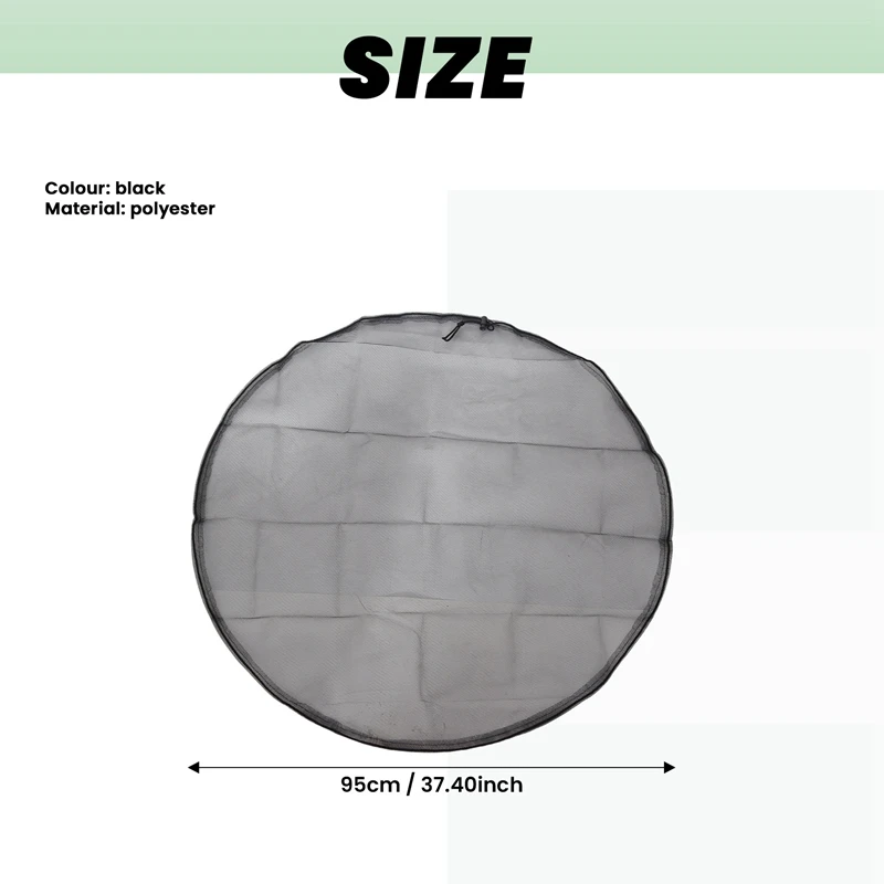 PORK-3 قطع غطاء شبكي لبرميل المطر، غطاء دلاء جمع المياه، أداة حصاد الخزان، شبكة برميل المطر