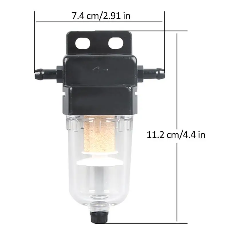 Filtro de gasolina diésel marino, separador de agua ABS, reemplazo de filtro de aceite diésel para motor de generador diésel, coche y camión