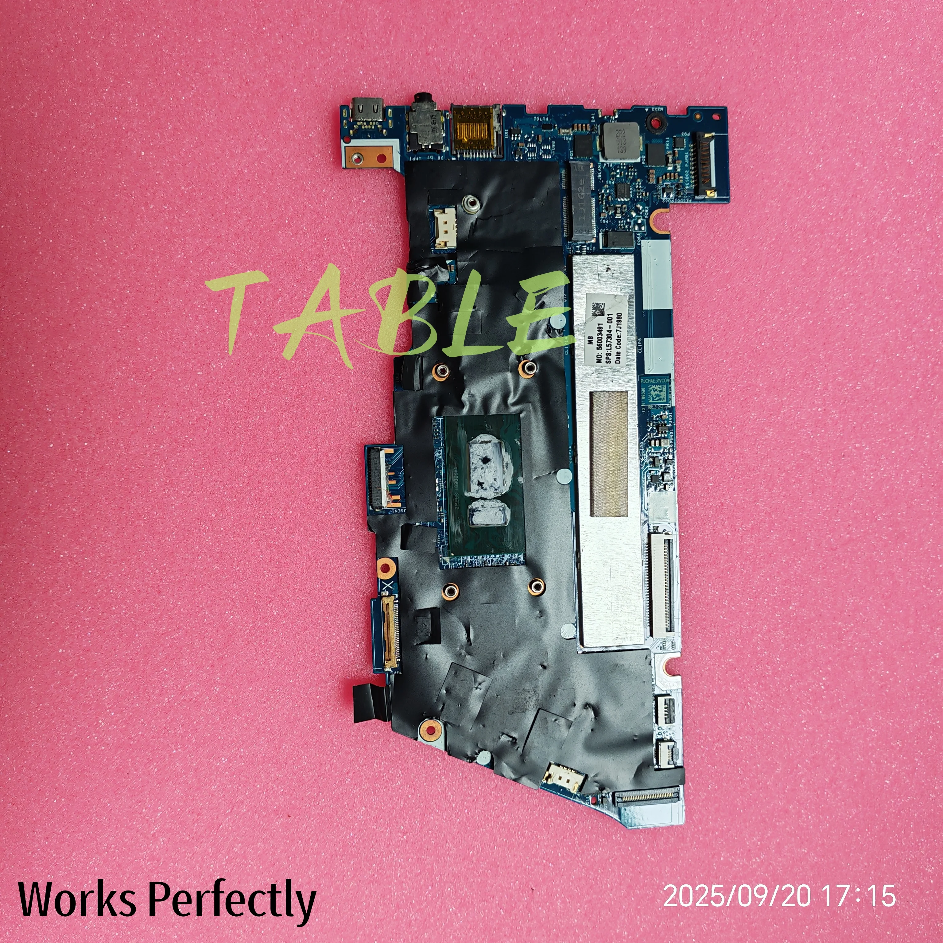 LA-H592P Mainboard For HP Chromebook 15-DE 15T-DE Laptop Motherboard CPU I3-8130U 4GB RAM 128GB EMMC UMA L57304-001