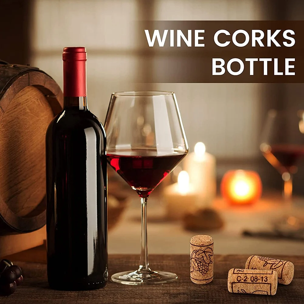 Wine Corks Wooden Cork Wine Bottles Cork for Natural Corks for Wooden Wine Corks for DIY Decoration and Hobbies