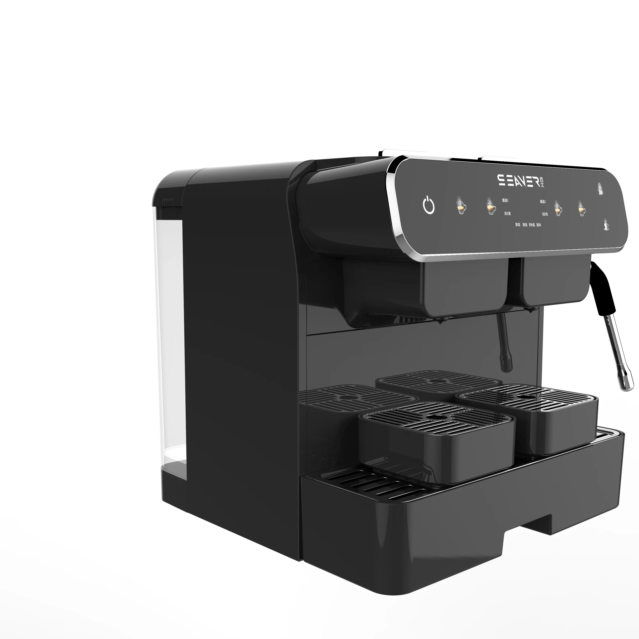 

Semi Automatic 2300w 2group Commercial C Coffee Machine Coffee Maker for Cafe