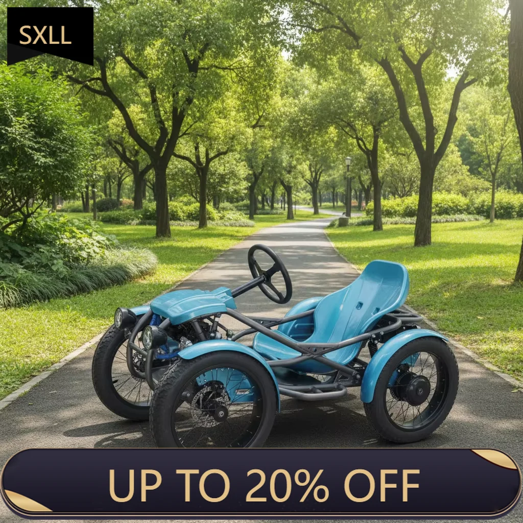 

SXLL Four-wheel off-road electric bicycle electric four-wheeler electric tricycle bandwidth tire four-wheeler travel four-wheel