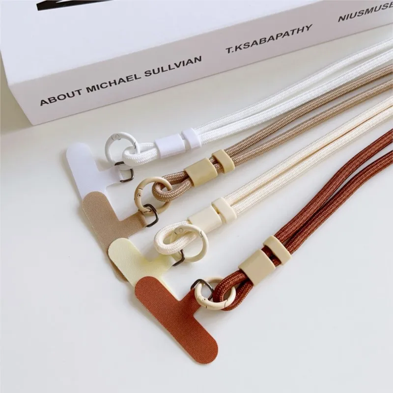 الملونة قابل للتعديل طويل الحبل DYM الهاتف الخليوي المحمول الحلوى بلون Crossbody قلادة مكافحة خسر حزام للهاتف العالمي #4