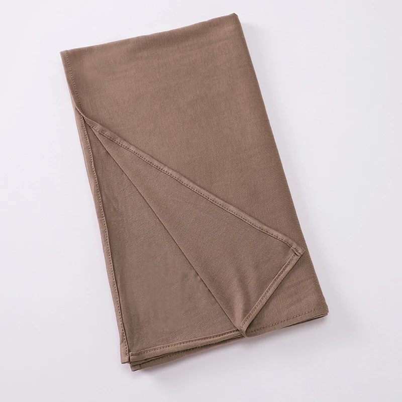 Premium-Jersey-Instant-Hijab, guter Stich, dehnbarer Jersey-Schal, Malaysia-Wickel, schlichter muslimischer Turban, Stirnband, Tücher, Lieferant – Detail 4