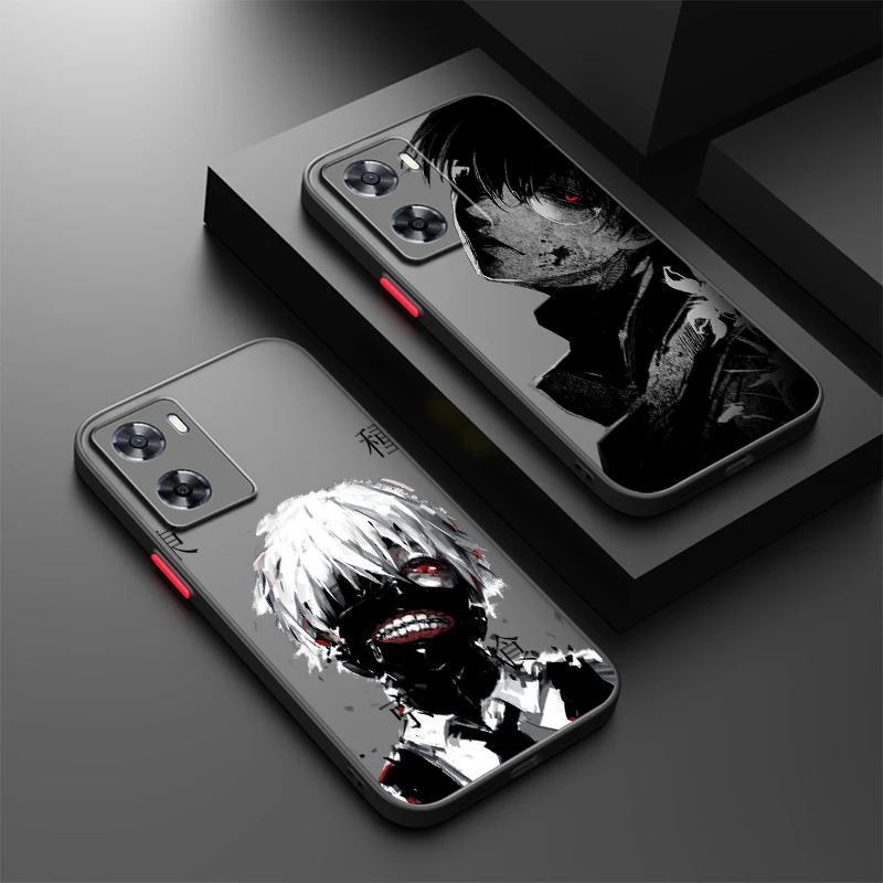 G-ghoul Monster Warm Blood Frosted Translucent For OPPO X5 X3 A54S A5 A94 A16 A53S A57 A74 A72 A96 A98 A78 5G Funda Phone Case